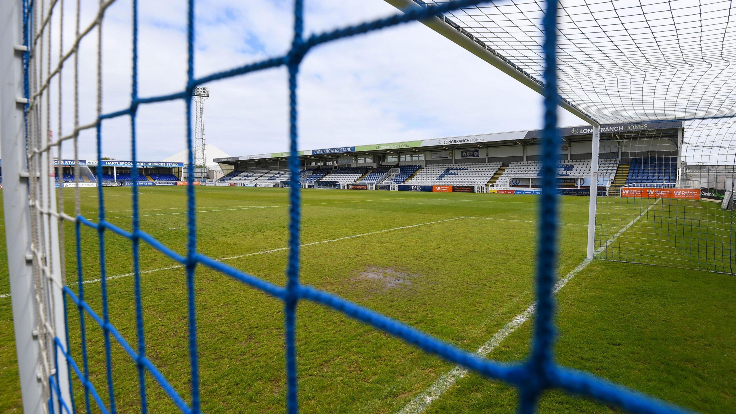 General view of Hartlepool United's Suit Direct Stadium