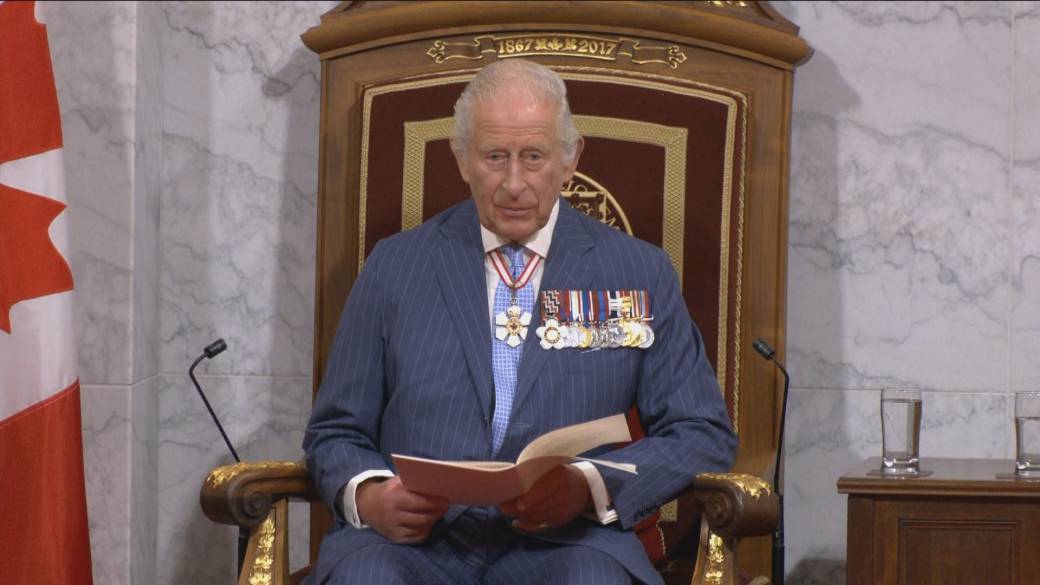 Click to play video: 'King Charles outlines federal government’s vision in throne speech'