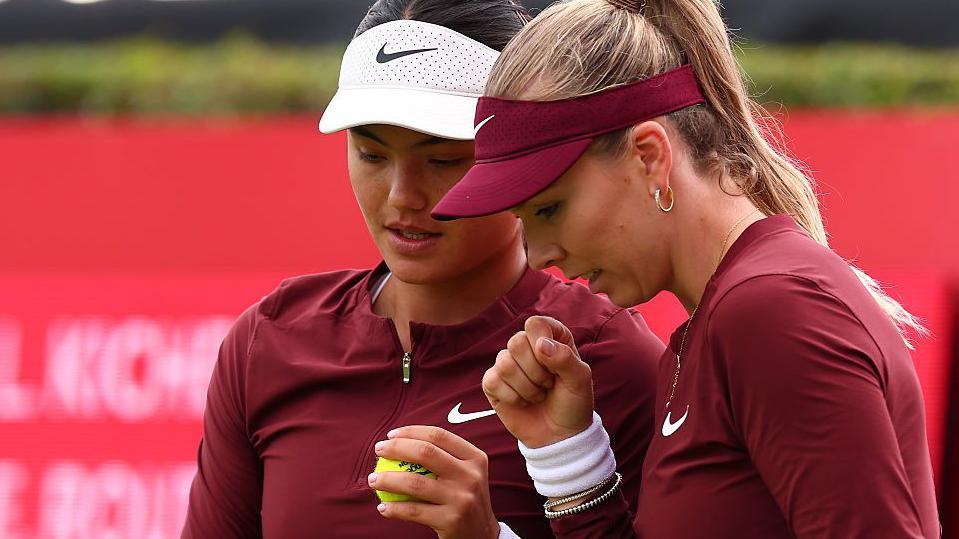 Emma Raducanu and Katie Boulter talk