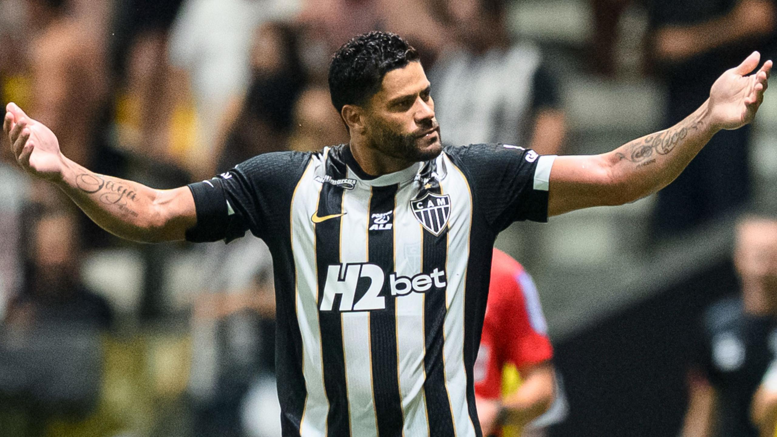 Givanildo Hulk of Atletico Mineiro celebrates