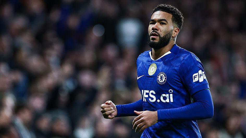 Reece James in action for Chelsea