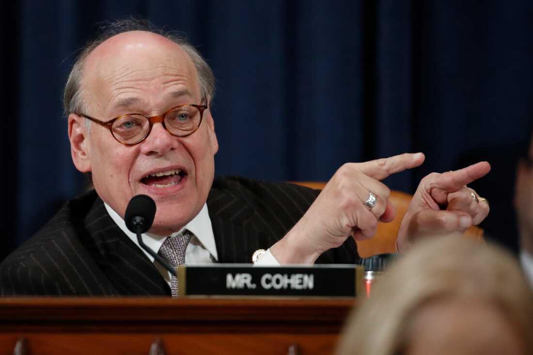 Rep. Steve Cohen, D-Tenn., speaks during a 2019 hearing. Cohen is facing a primary challenge from Justin Pearson, a member of the Tennessee state house who once interned for Cohen.