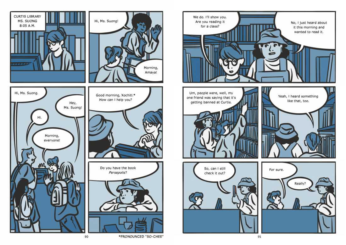 A page from Wake Now in the Fire.