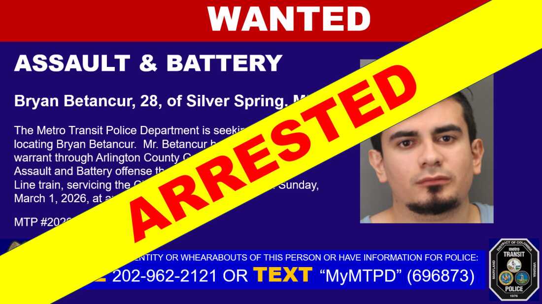 Bryan Betancur participated in the Jan. 6, 2021 riot at the U.S. Capitol and received a pardon from President Trump. On March 2, 2026, Betancur was arrested by the Metro Transit Police Department in the Washington, D.C. region on charges of assault and battery.
